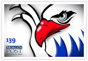 Adler-Briefmarke